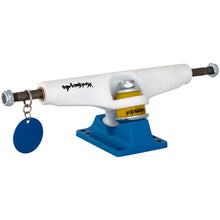 Load image into Gallery viewer, Stage 4 Mark Gonzales White / Blue Trucks