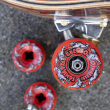 Cargar imagen en el visor de la galería, 56mm Gregson Masher II 50/50 Split Elite Red Black Mini Combo 97a OJ Skateboard Wheels