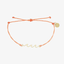 将图片加载到图库查看器,Pura Vida Aloha脚本手链玫瑰金