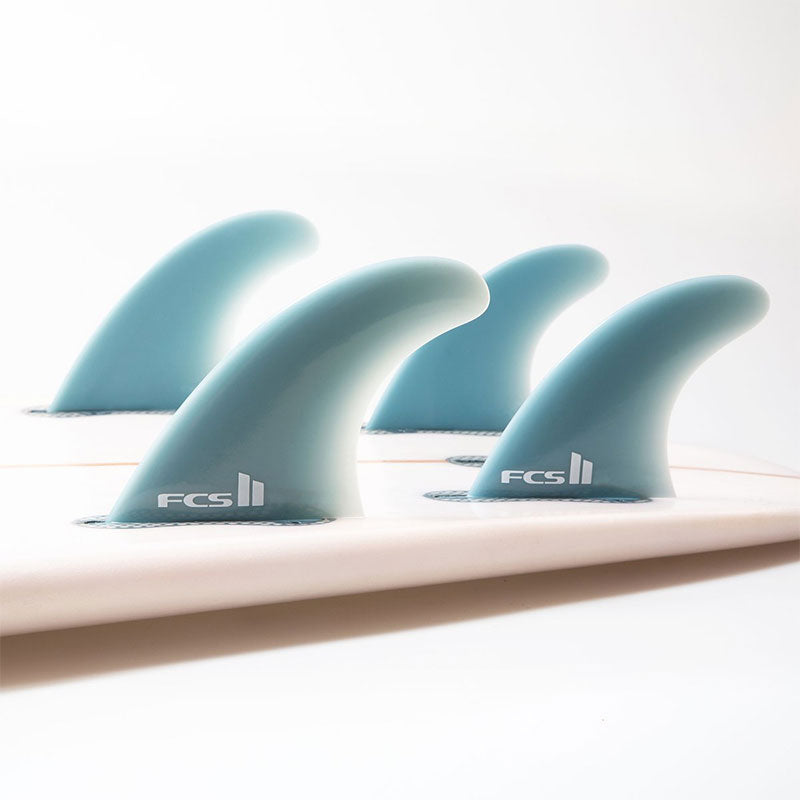 FCS II PERFORMER クワッドフィン 青　GLASS FLEX FCS II Performer glass flex quad rear fins (Pair) - SURF SUP