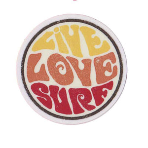 Live Love Surf 3" Sticker