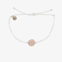 将图片加载到图库查看器,Pura Vida Aloha脚本手链玫瑰金