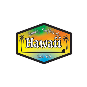 Hawaii Holographic Sticker 3"