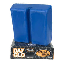 Load image into Gallery viewer, Sticky Bumps Day Glo Surf Wax blue