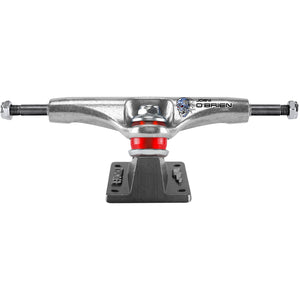 Joey O'Brien 147 Stamped Polished / Black Chrome Skateboard Trucks