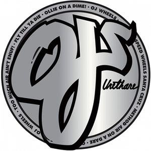Wheels Sticker 3" Silver Foil