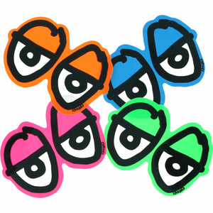 Krooked Diecut Eyes Decal