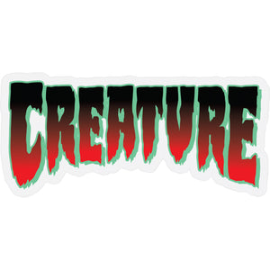 Creature Logo Clear Sticker 4"