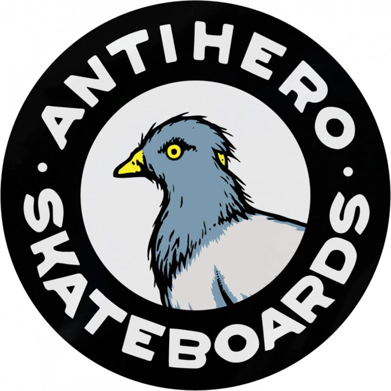 Antihero Pigeon Round Small Decal