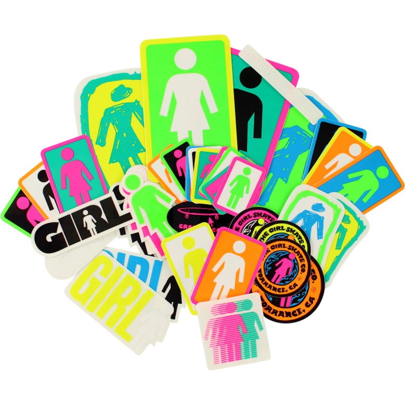 Girl Assorted Stickers - Choose Options