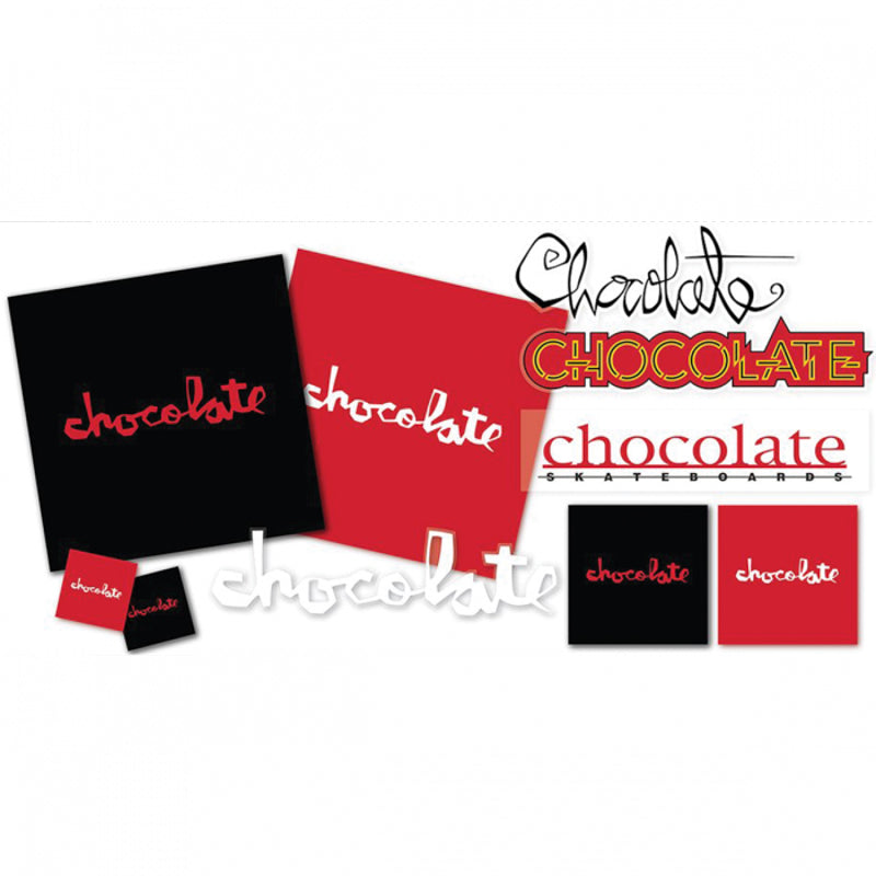 Chocolate Assorted Stickers - Choose Options