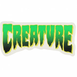 Creature Logo Clear Sticker 4"