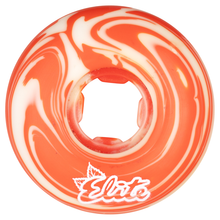 Charger l&#39;image dans la galerie, 53mm Erick Winkowski Mushroom Elite White Red Swirl EZ EDGE 101a OJ Skateboard Wheels
