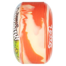 Charger l&#39;image dans la galerie, 53mm Erick Winkowski Mushroom Elite White Red Swirl EZ EDGE 101a OJ Skateboard Wheels
