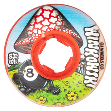 Charger l&#39;image dans la galerie, 53mm Erick Winkowski Mushroom Elite White Red Swirl EZ EDGE 101a OJ Skateboard Wheels
