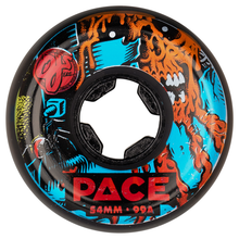 Load image into Gallery viewer, 54mm Rob Pace Elite Mini Combos Black 99a OJ Skateboard Wheels

