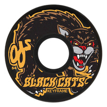 Load image into Gallery viewer, 54mm Black Cats Keyframe Black 87a OJ Skateboard Wheels
