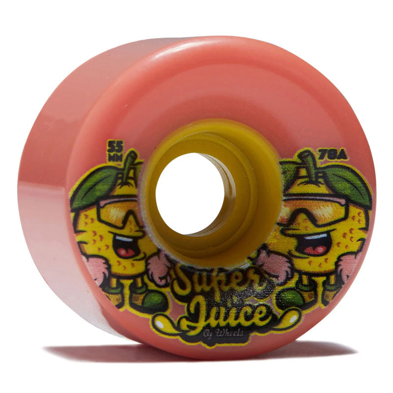 55mm / 78A Paloma Pink Mini Super Juice | Soft Skateboard Wheels