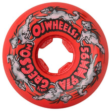 Load image into Gallery viewer, 56mm Gregson Masher II 50/50 Split Elite Red Black Mini Combo 97a OJ Skateboard Wheels
