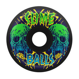 60mm Skull Vomits 95a Slime Balls Skateboard Wheels