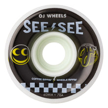Load image into Gallery viewer, 60mm Kimbel SEE SEE Super Juice 78a OJ Skateboard Wheels
