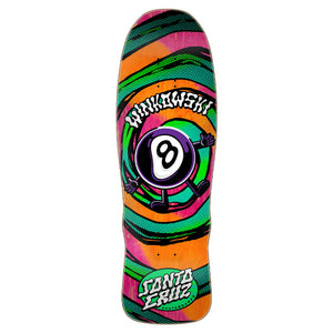 9.5in Winkowski Vertigo Medium Santa Cruz Shaped Skateboard Deck