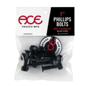 Ace Skateboard Truck MFG. Ace Bolts Phillips 7/8"