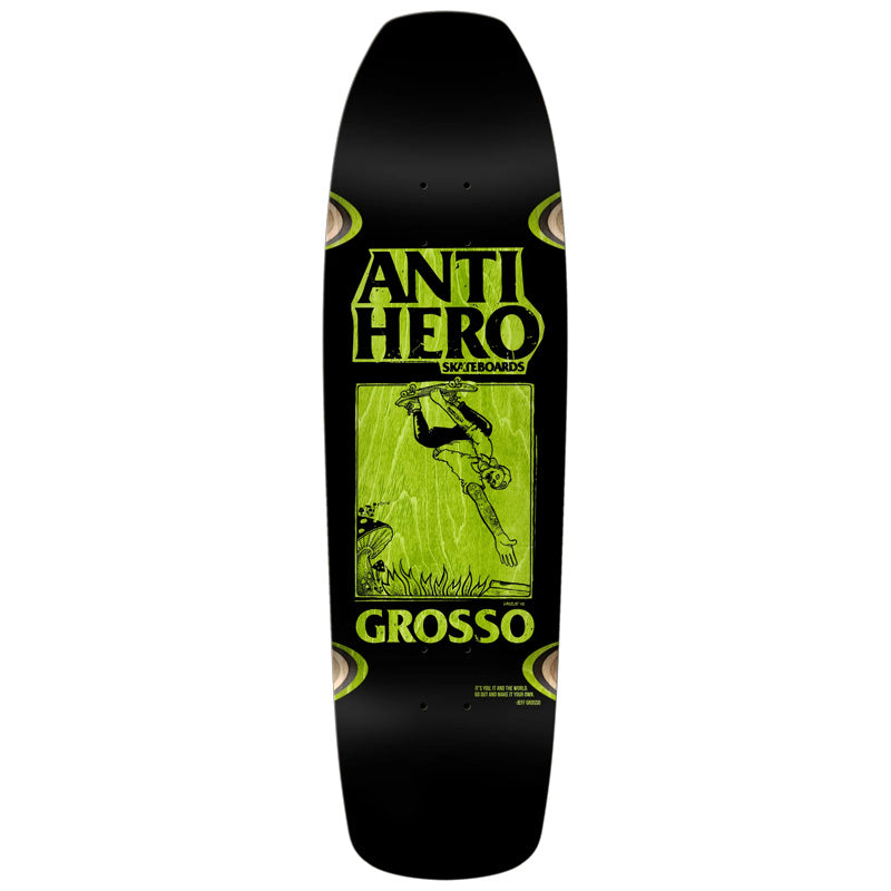 Antihero Grosso Skate Shop Day Exclusive Hand Plant Black Deck - 9.25