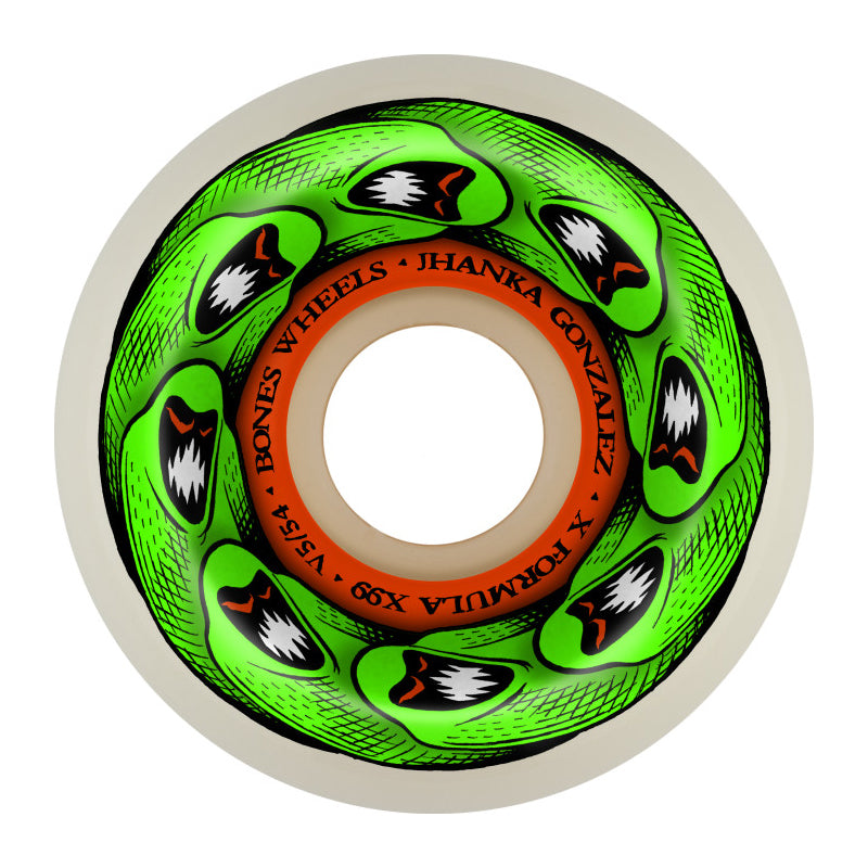 X-Formula Skateboard Wheels Jhanka Monito & Mat 54 V5 Sidecut 99A