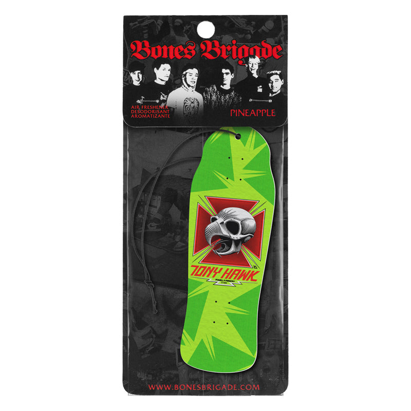 Bones Brigade Tony Hawk Lime Air Freshener - Pineapple Scent