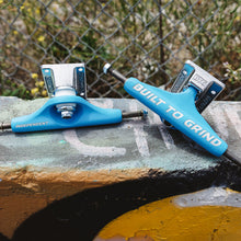 Load image into Gallery viewer, Stage 11 BTG Speed Blue Silver Standard Trucks
