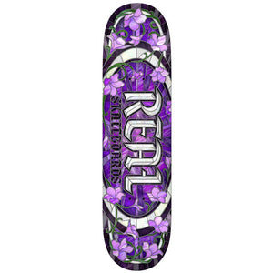Cathedral Oval Purple Skateboard Deck 8.25