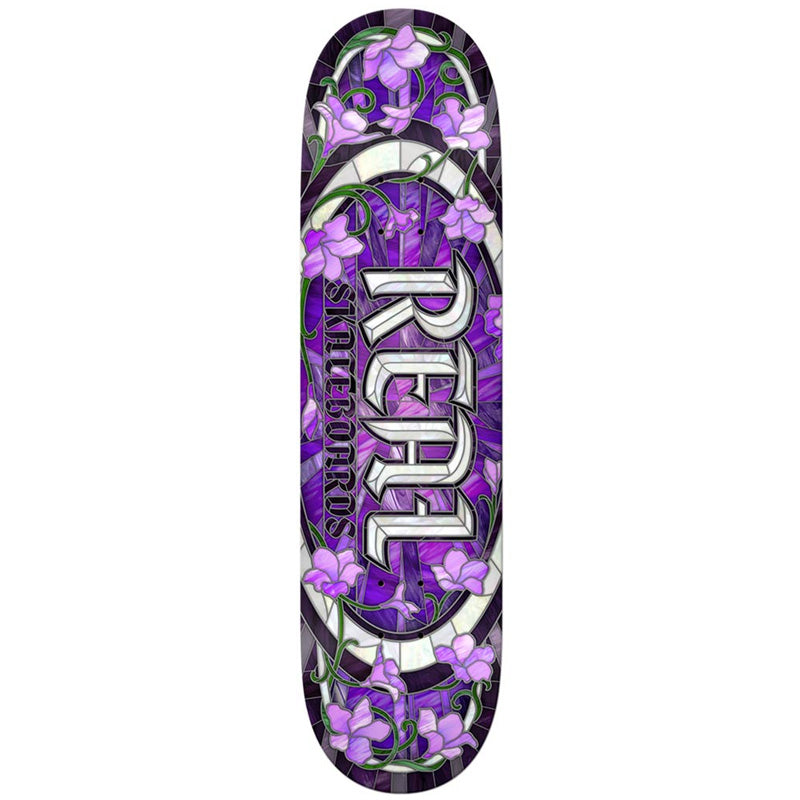 Cathedral Oval Purple Skateboard Deck 8.25