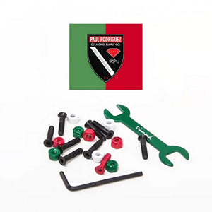 Diamond Hella Tight Paul Rodriguez Pro Hardware Red/Green 7/8"
