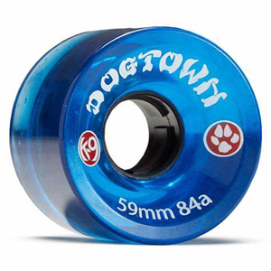 Dogtown K-9 Cruiser 84a 59mm Clear Blue Wheels