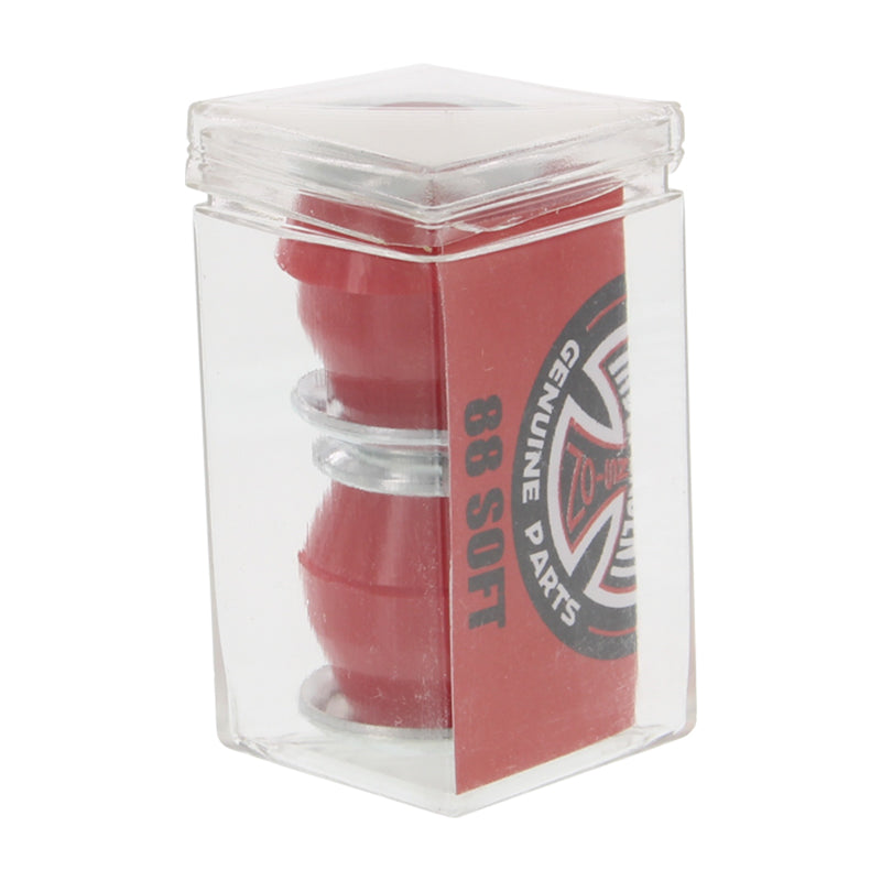 Independent Standard Conical Cushions 88a Red 2pr w/ Washers