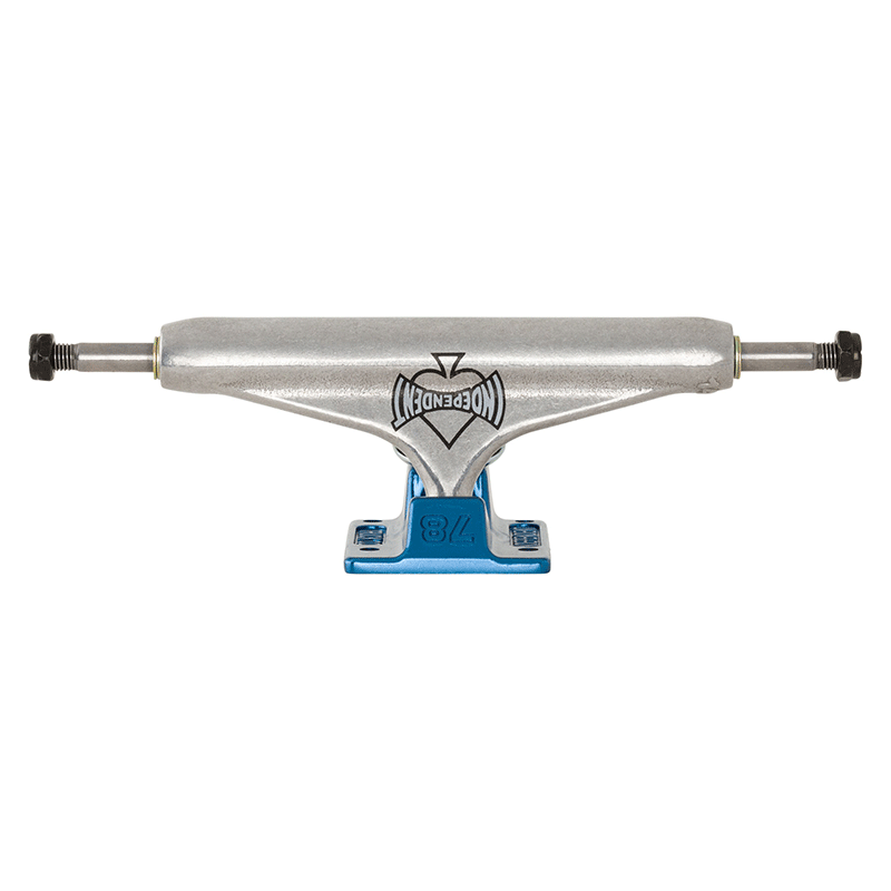 Stage 11 Forged Hollow Cant Be Beat 78 Silver Ano Blue Standard Skateboard Trucks