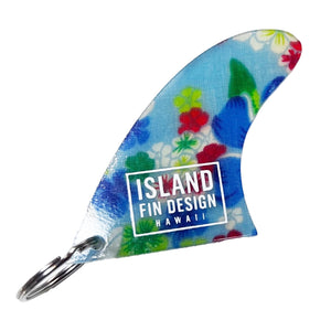 Island Fin Design Keychain