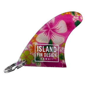 Island Fin Design Keychain