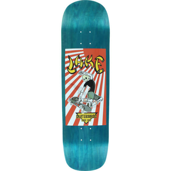 Rising Sun Blue Stain Skateboard Deck 8.75