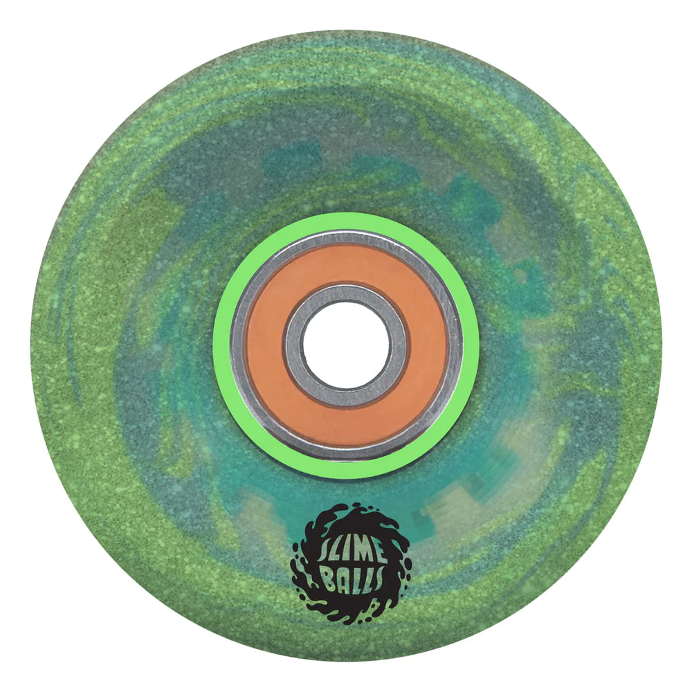 60mm Light Ups OG Slime Blue Green Glitter 78a Slime Balls