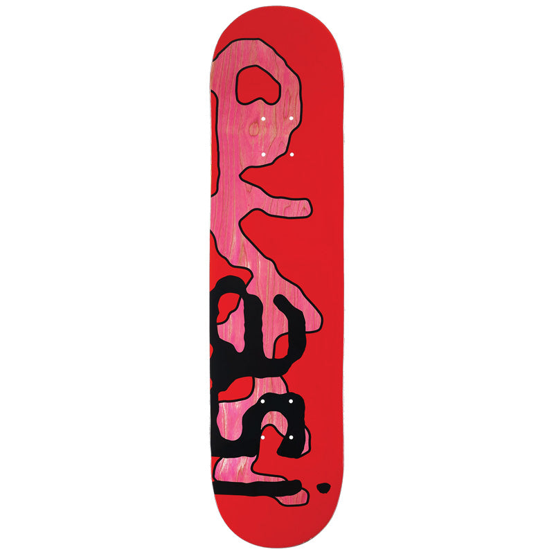 Quasi Skateboards Lowercase Red Skateboard Deck - 8