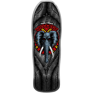 Mike Vallely Elephant Silver Foil Skateboard Deck