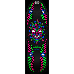 Nicky Guerrero Mask Skateboard Deck Blacklight - 10 x 31.75