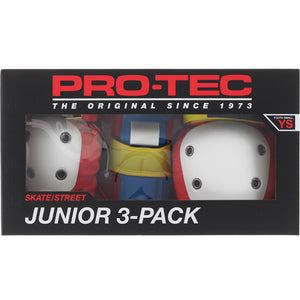 PROTEC Junior 3 Pack Knee/Elbow/Wrist YS-Retro
