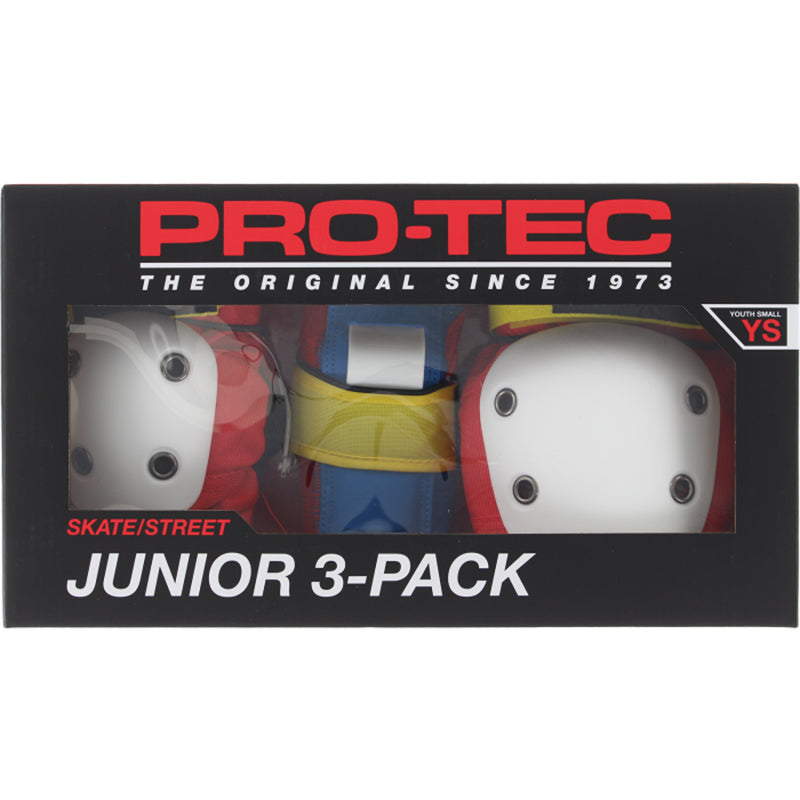 PROTEC Junior 3 Pack Knee/Elbow/Wrist YS-Retro