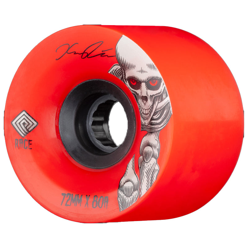 Kevin Reimer Downhill Skateboard Wheels Red 72mm 80A