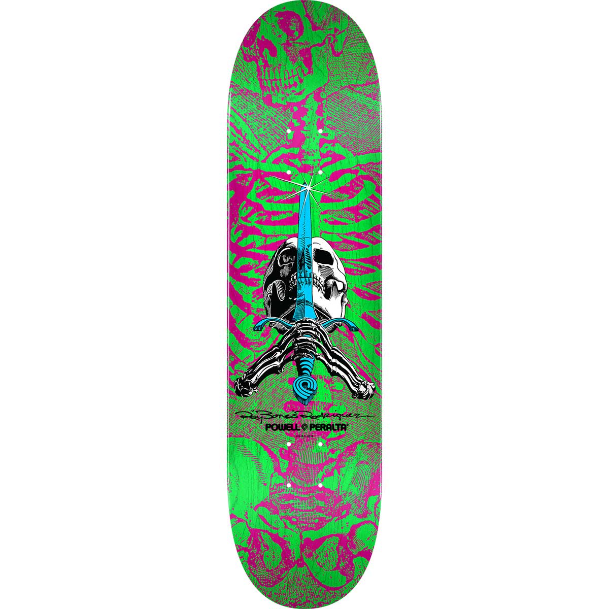 Powell Peralta Ray Bones Skull & Sword Deck 8.0 – Quality