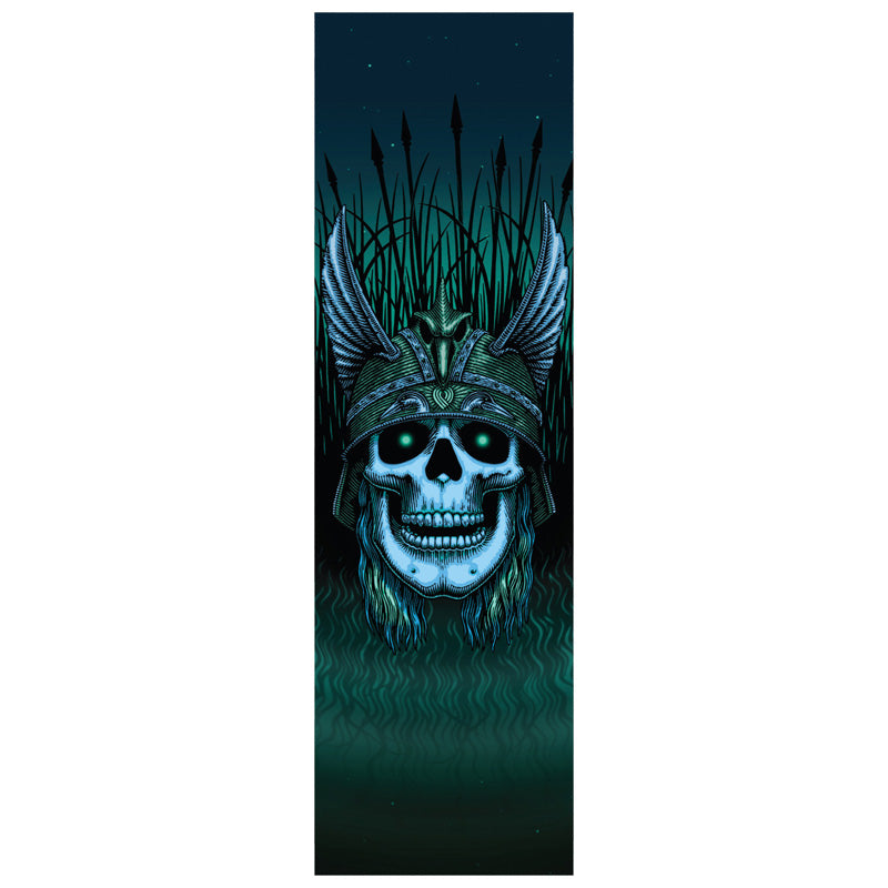 Powell Peralta Anderson Green Skull Grip Tape Sheet 9 x 33