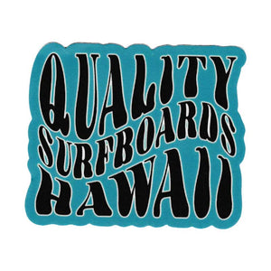 QSB Hawaii Wavey Sticker 4"